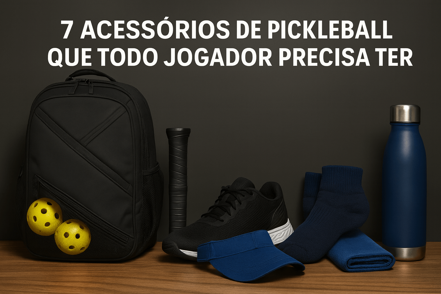 7 acessórios de Pickleball que todo jogador precisa ter