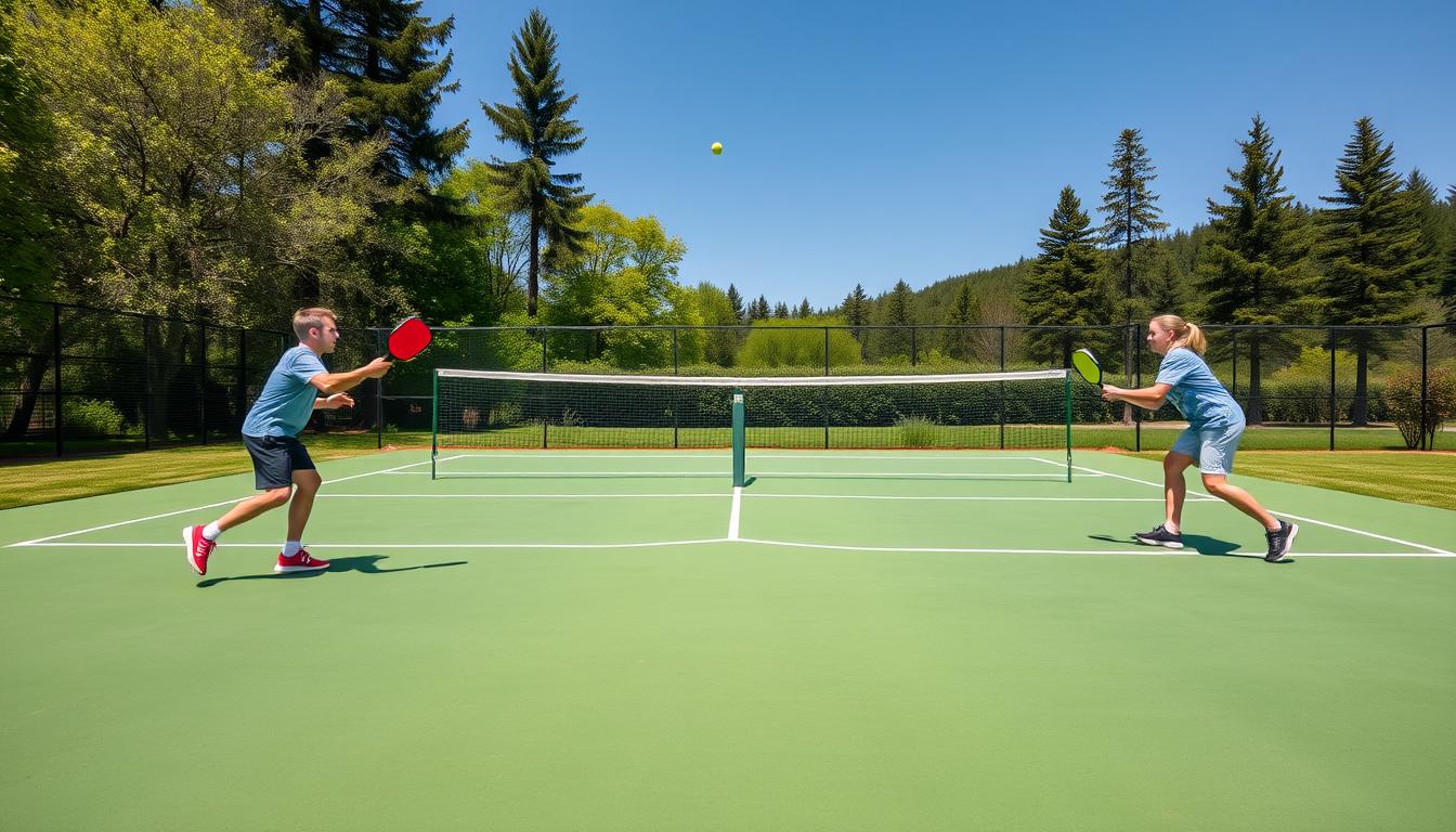 Como construir uma quadra de Pickleball em casa