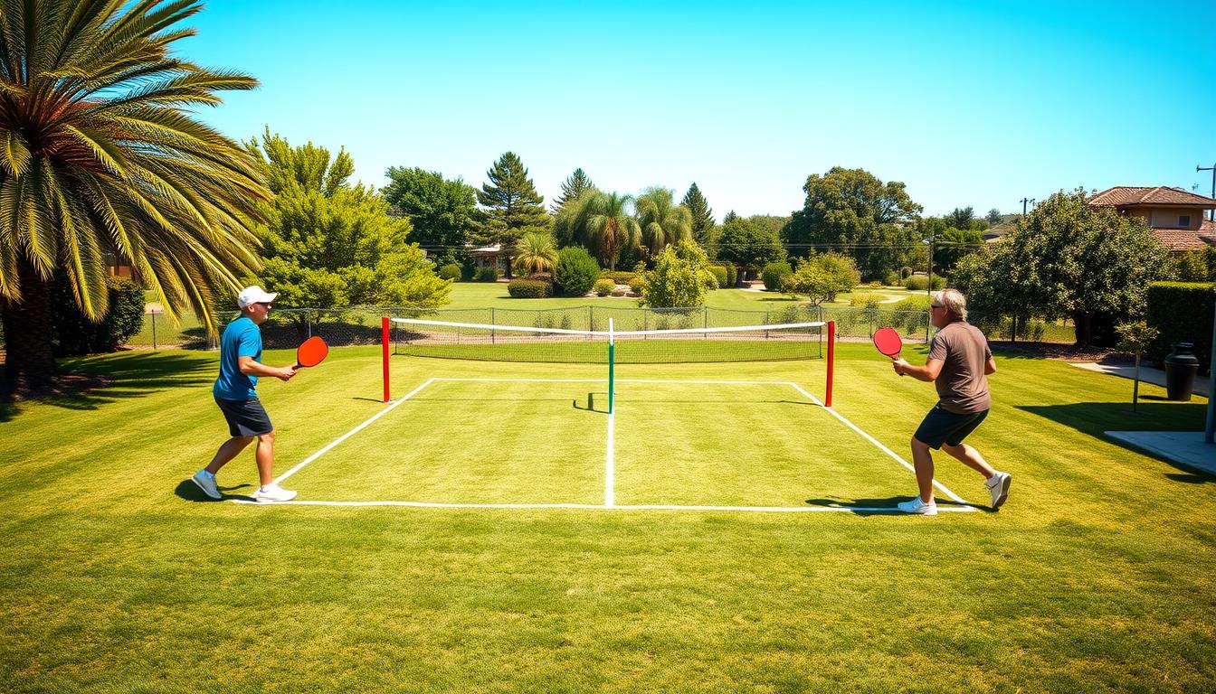 Como montar uma quadra de pickleball em casa
