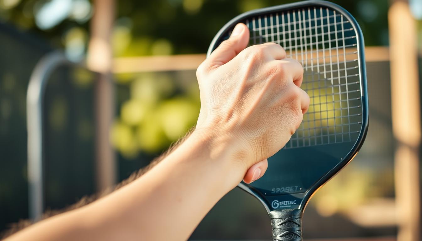 Como segurar a raquete de pickleball corretamente